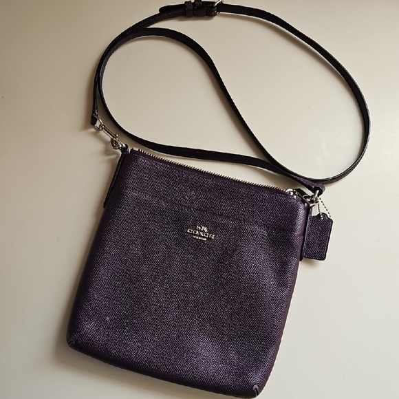 Coach Handbags - Coach Elegant Purple Crossbody Bag